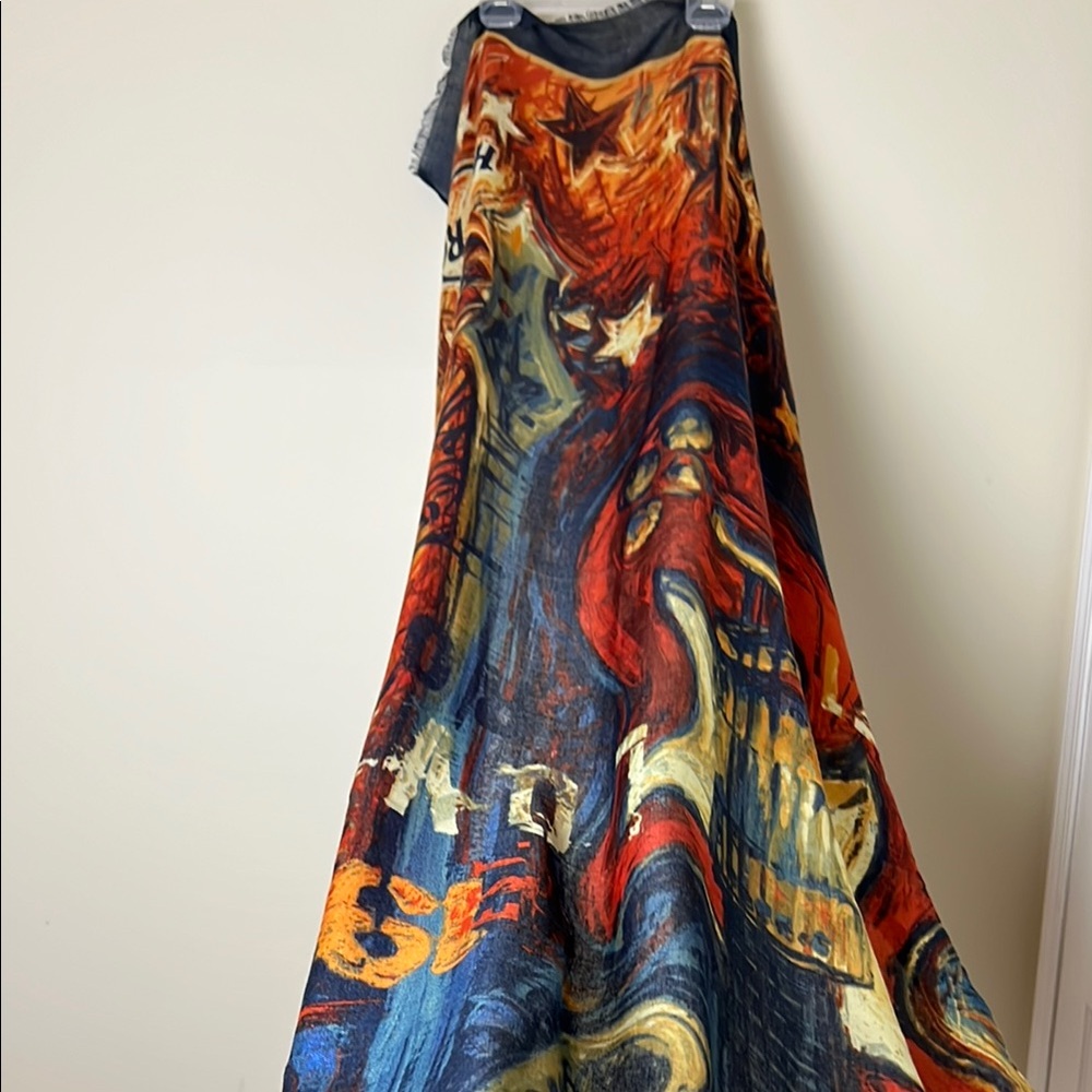 Hard Rock Cafe 1971 guitar Scarf New With Tags